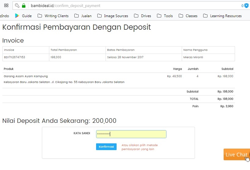 Bayar BD WALLET-KONFIRMASI